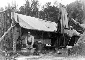 Early Settlers Campsite Purlin Brook Falls 1906